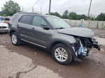 2018 Ford Explorer Xlt Gray vin: 1FM5K8D8XJGC79802