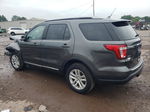 2018 Ford Explorer Xlt Gray vin: 1FM5K8D8XJGC79802