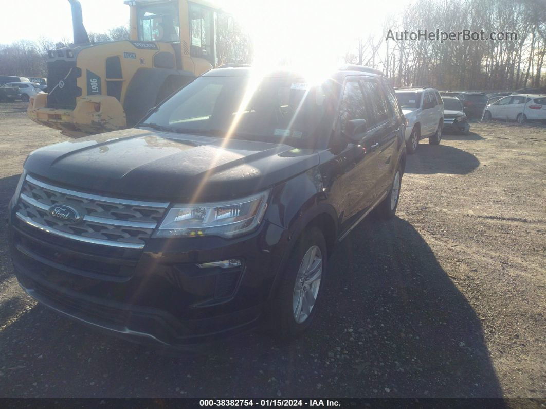 2018 Ford Explorer Xlt Black vin: 1FM5K8DH0JGA61495