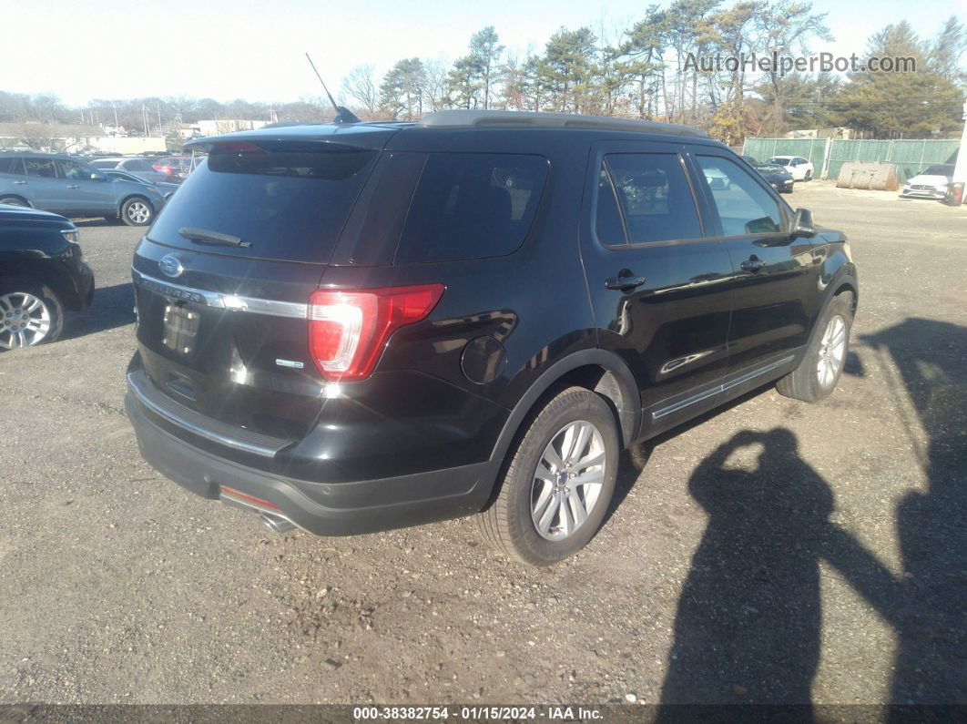 2018 Ford Explorer Xlt Black vin: 1FM5K8DH0JGA61495