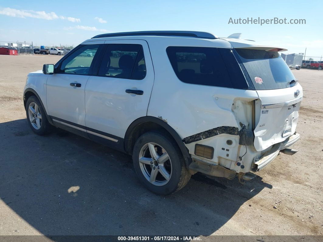 2017 Ford Explorer Xlt White vin: 1FM5K8DH1HGC04612