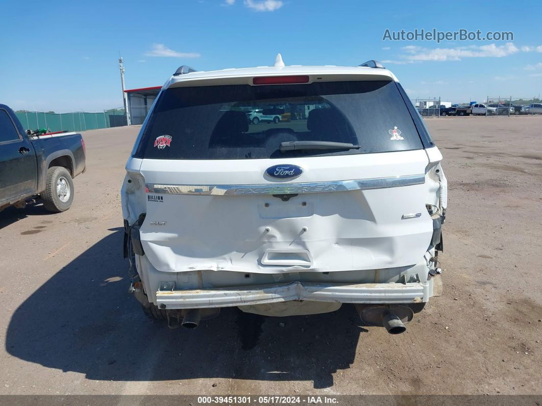 2017 Ford Explorer Xlt White vin: 1FM5K8DH1HGC04612