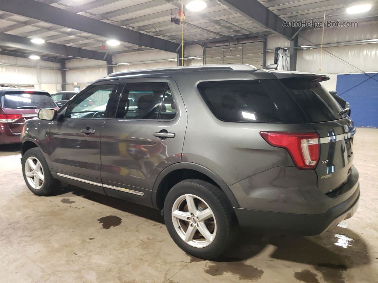 2017 Ford Explorer Xlt Gray vin: 1FM5K8DH2HGA66370