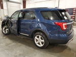 2017 Ford Explorer Xlt Blue vin: 1FM5K8DH2HGA69611