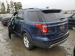 2017 Ford Explorer Xlt Синий vin: 1FM5K8DH3HGA88703