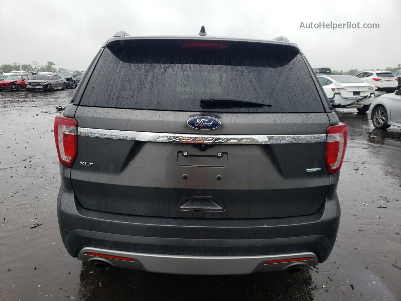 2017 Ford Explorer Xlt Gray vin: 1FM5K8DH3HGC88707