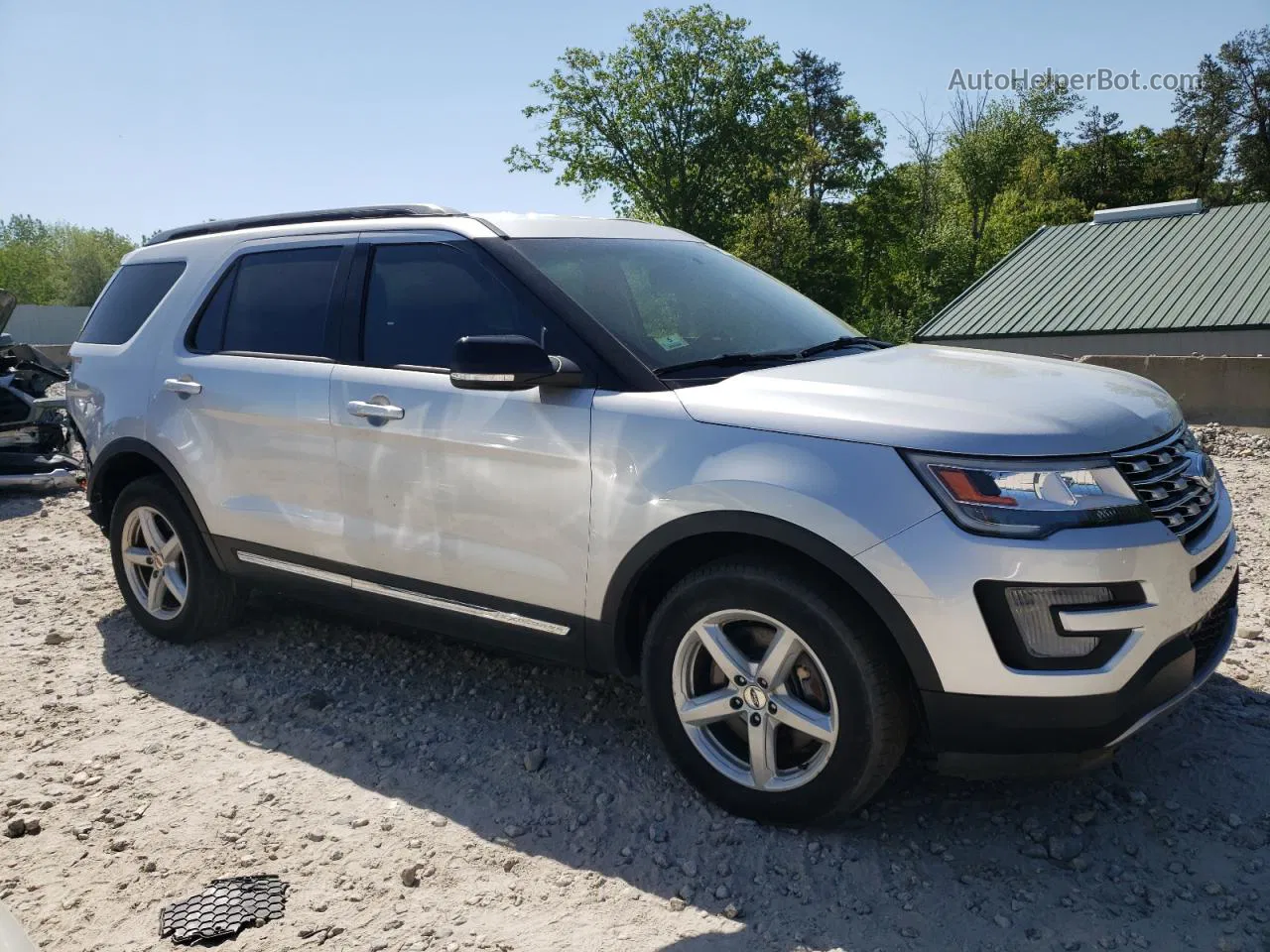 2017 Ford Explorer Xlt Silver vin: 1FM5K8DH4HGD09029