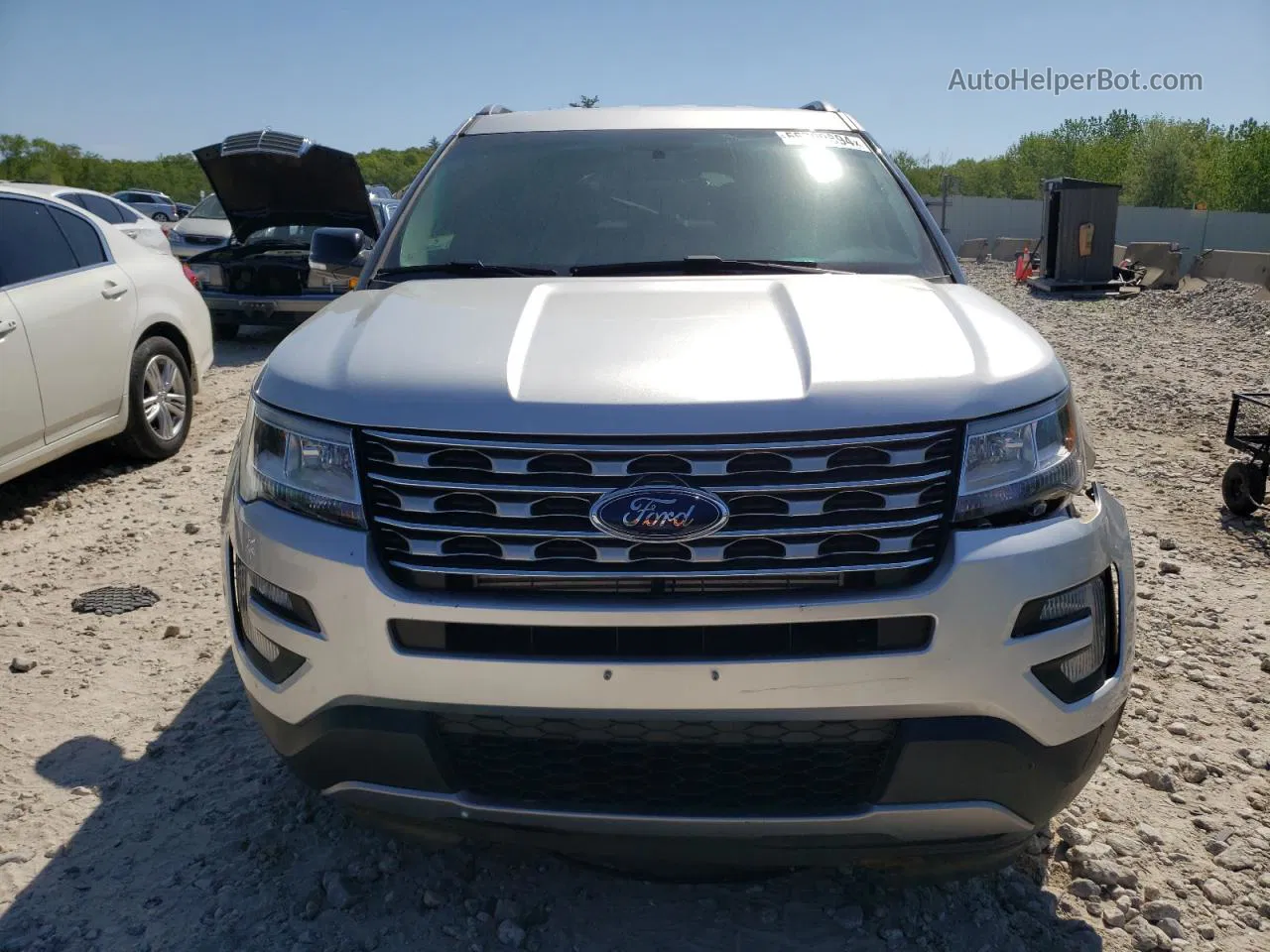 2017 Ford Explorer Xlt Silver vin: 1FM5K8DH4HGD09029