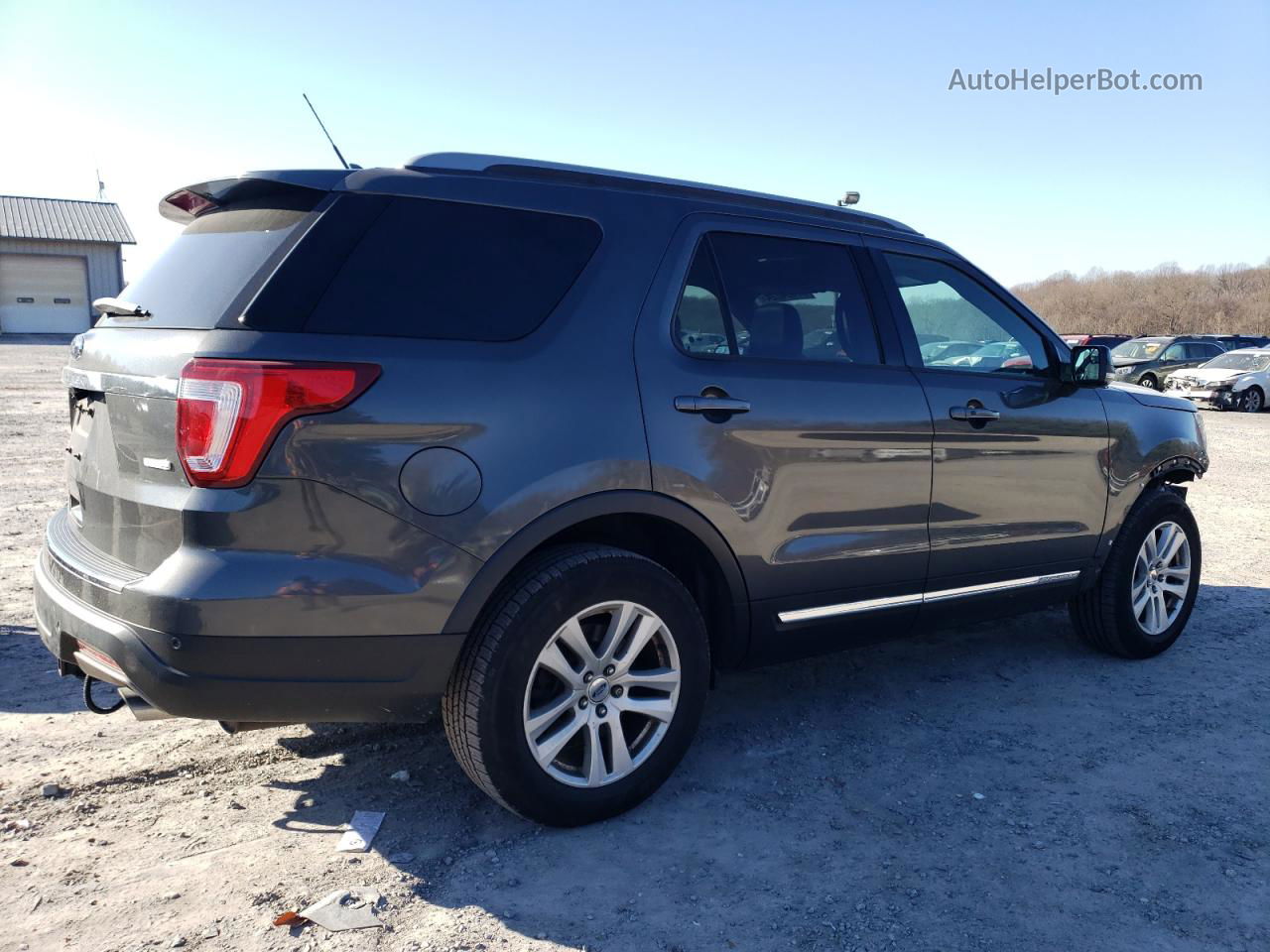 2018 Ford Explorer Xlt Gray vin: 1FM5K8DH5JGB83527