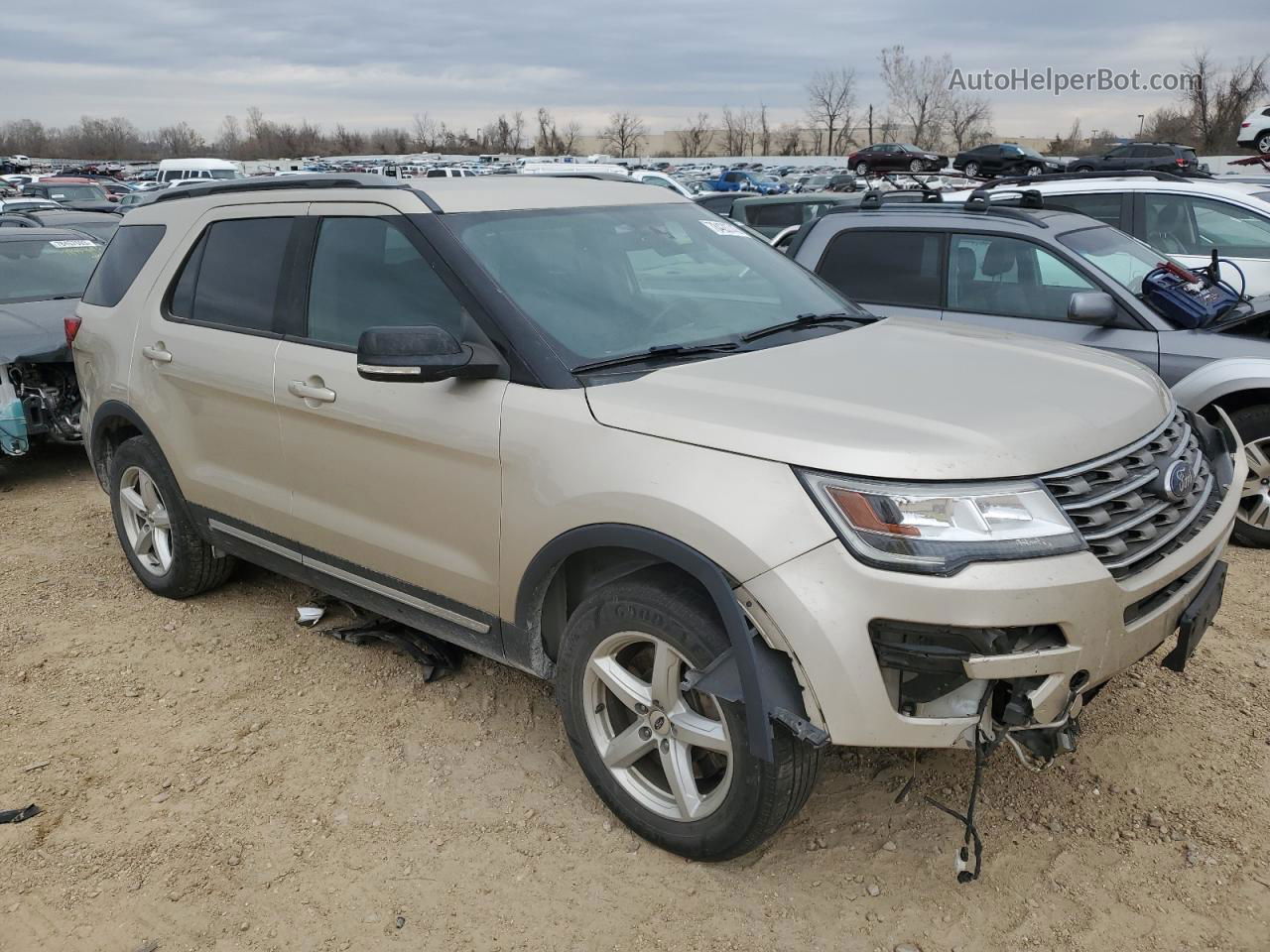 2017 Ford Explorer Xlt Tan vin: 1FM5K8DH6HGD97579