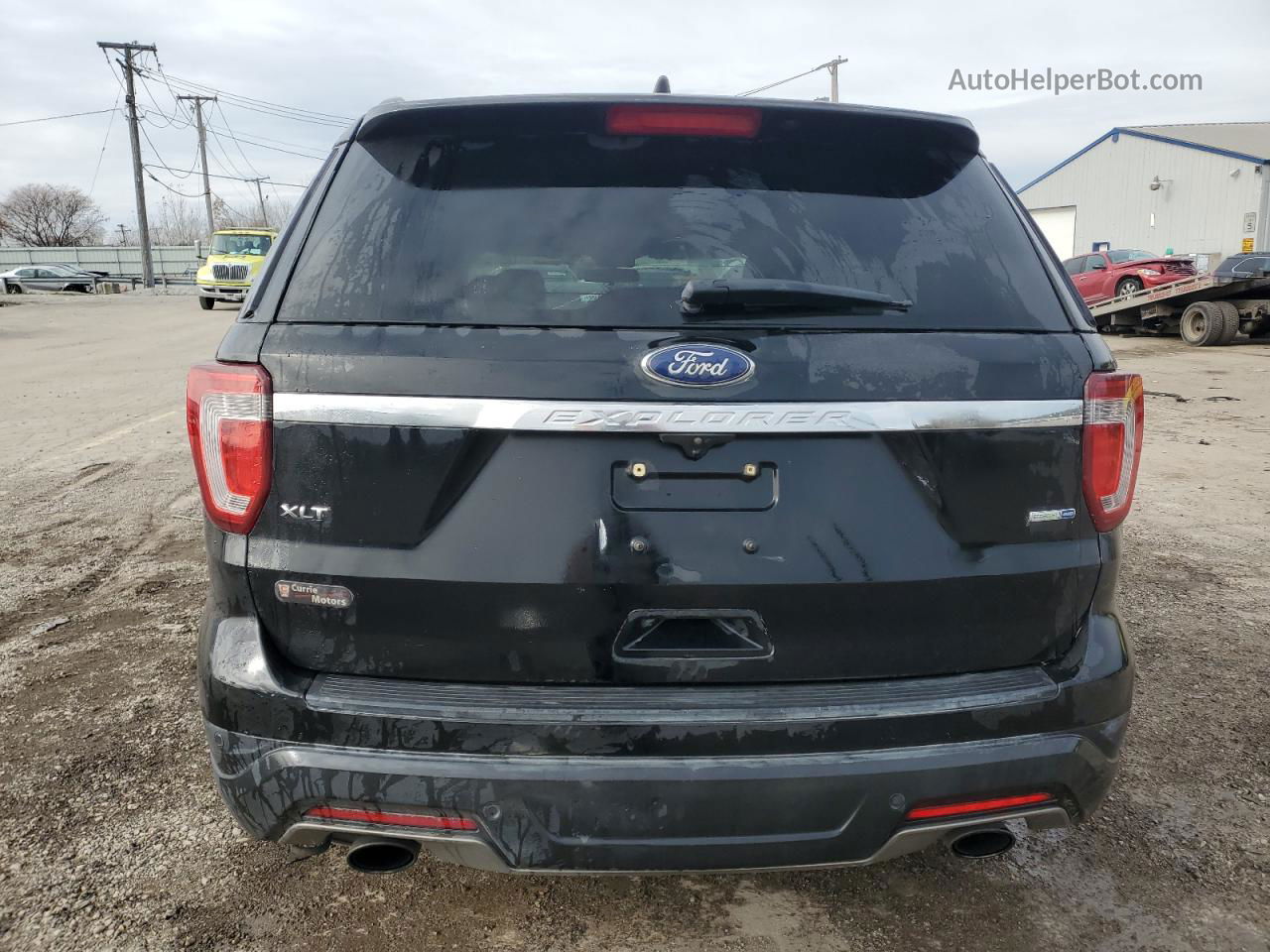 2018 Ford Explorer Xlt Черный vin: 1FM5K8DH6JGC31844