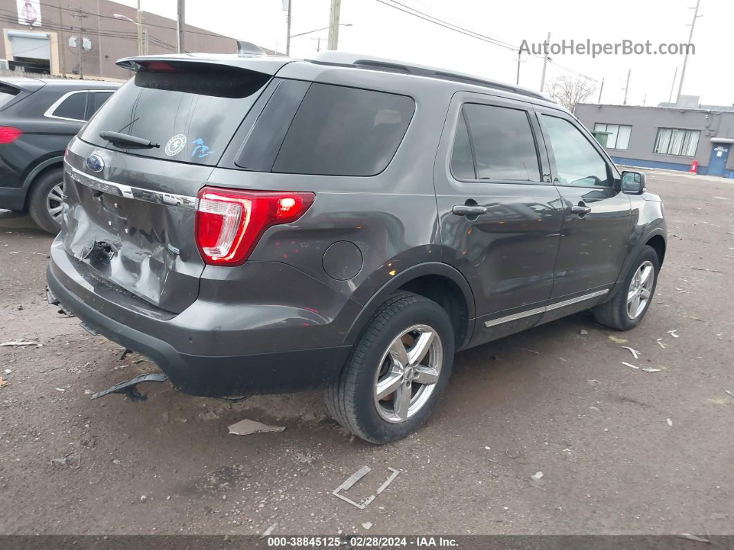 2017 Ford Explorer Xlt Gray vin: 1FM5K8DH7HGA05855