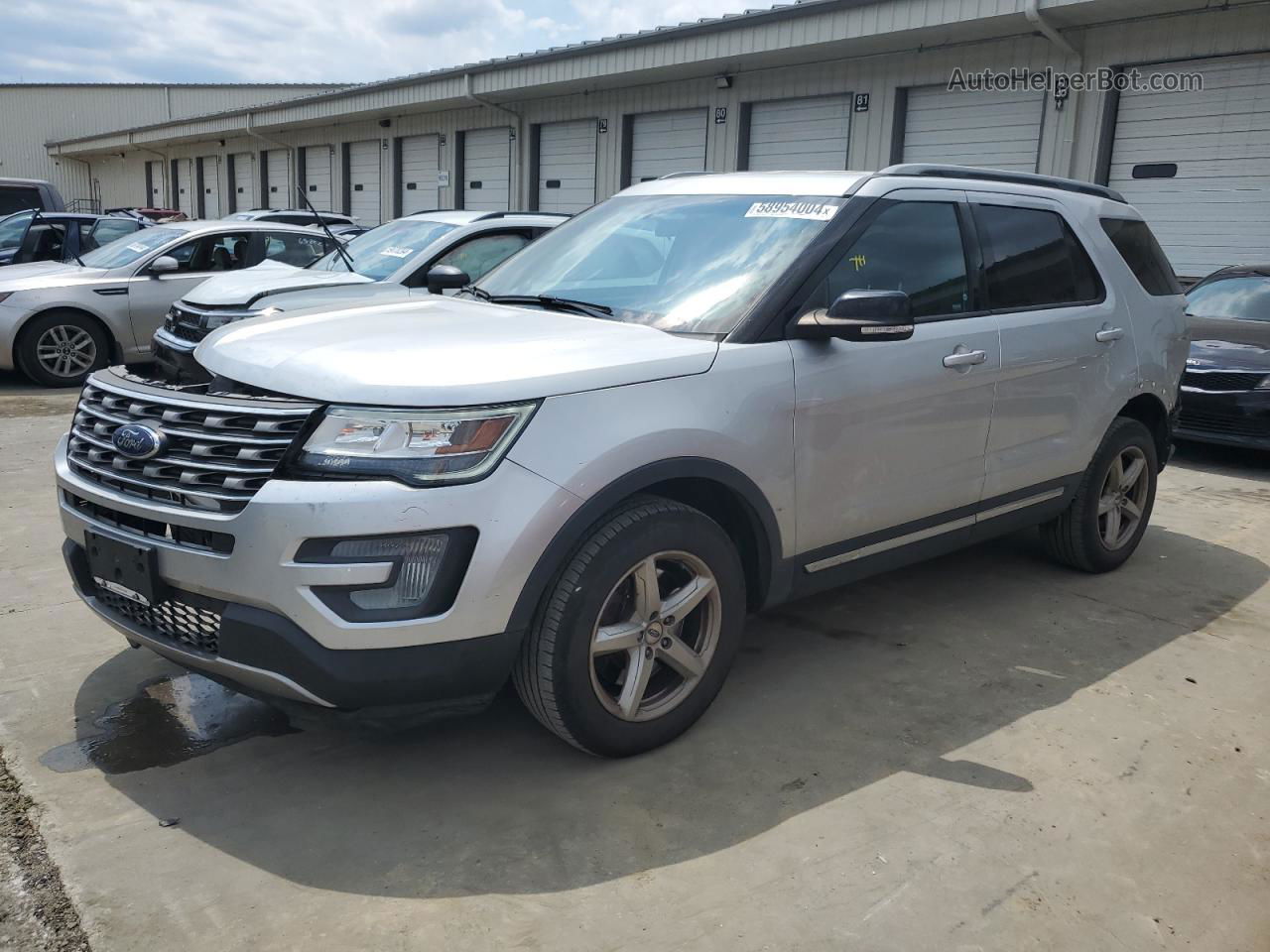 2017 Ford Explorer Xlt Silver vin: 1FM5K8DH7HGA14085