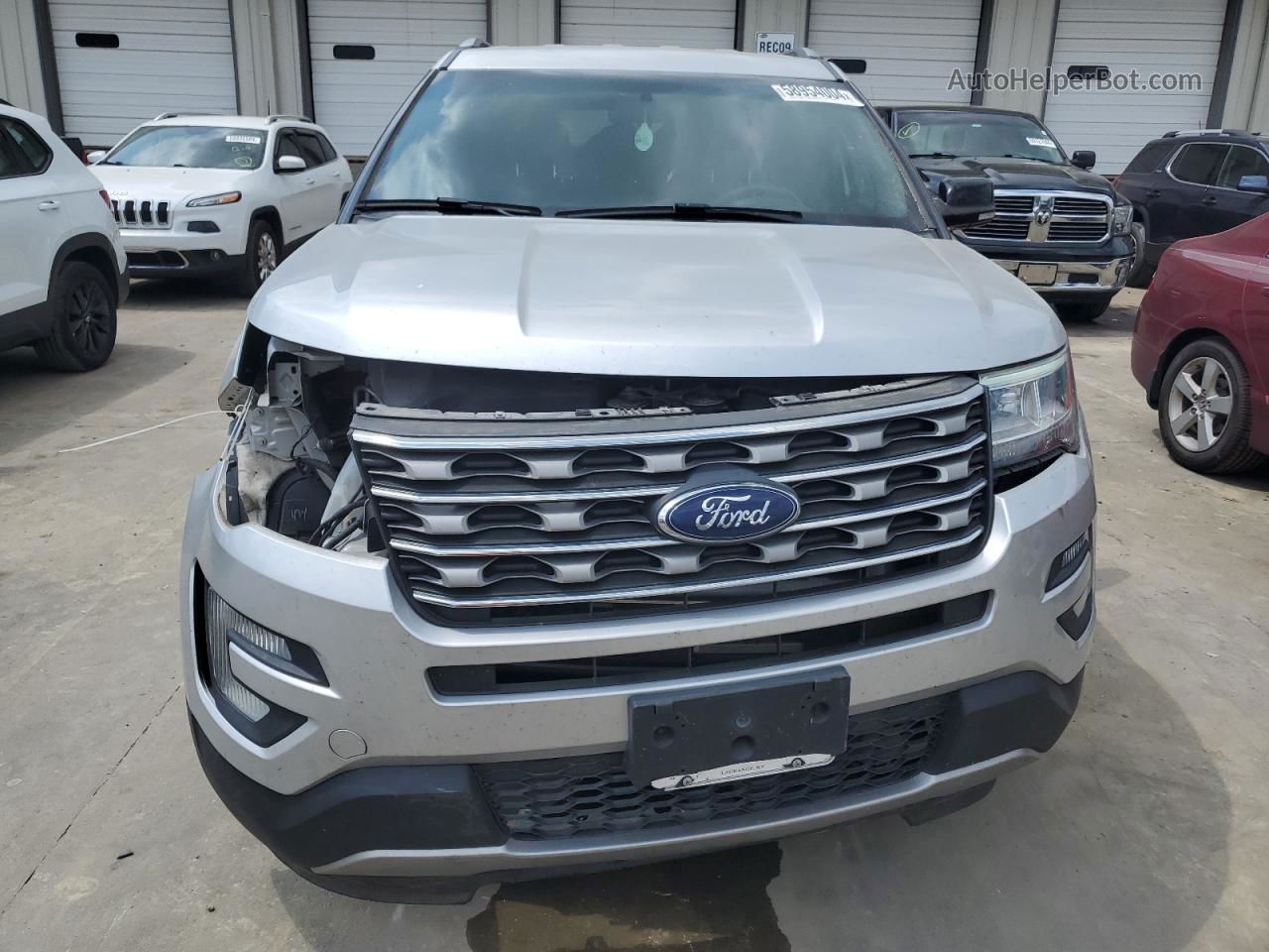 2017 Ford Explorer Xlt Silver vin: 1FM5K8DH7HGA14085