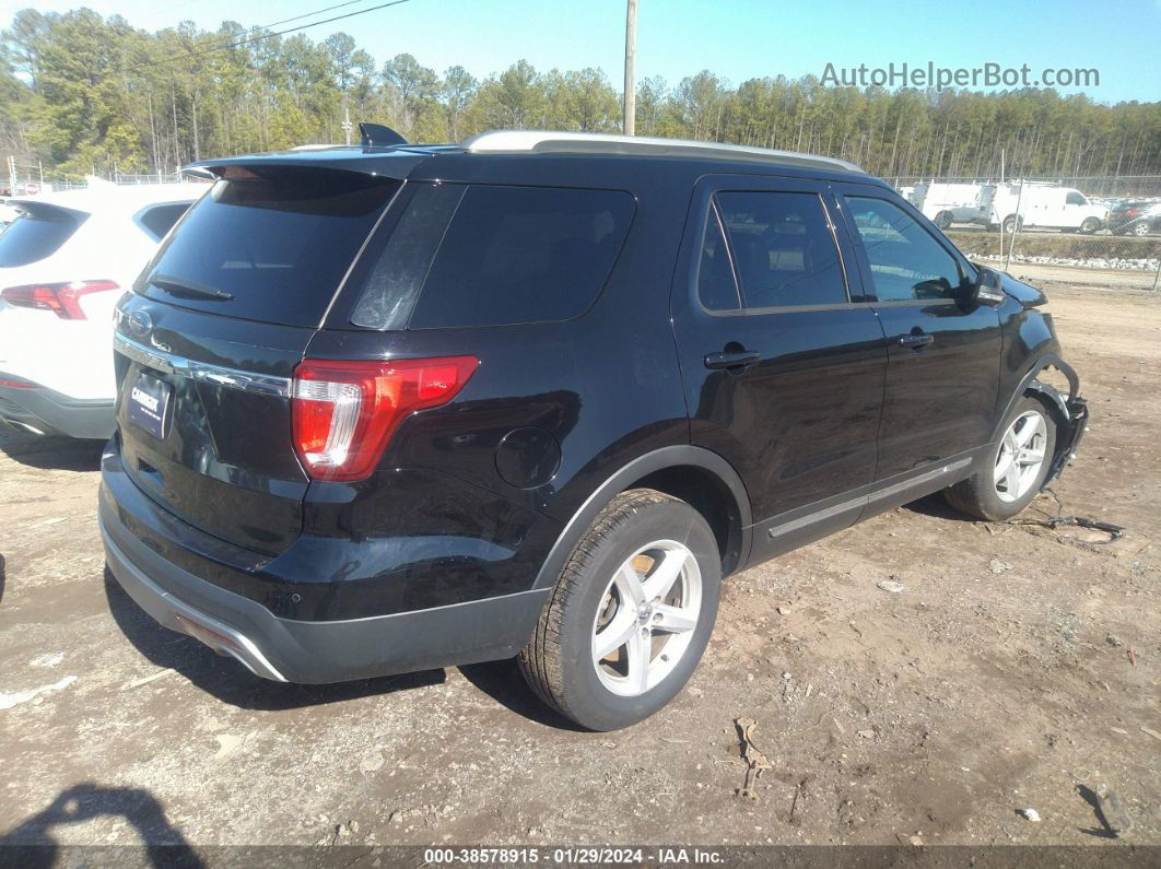 2017 Ford Explorer Xlt Black vin: 1FM5K8DH7HGA66543