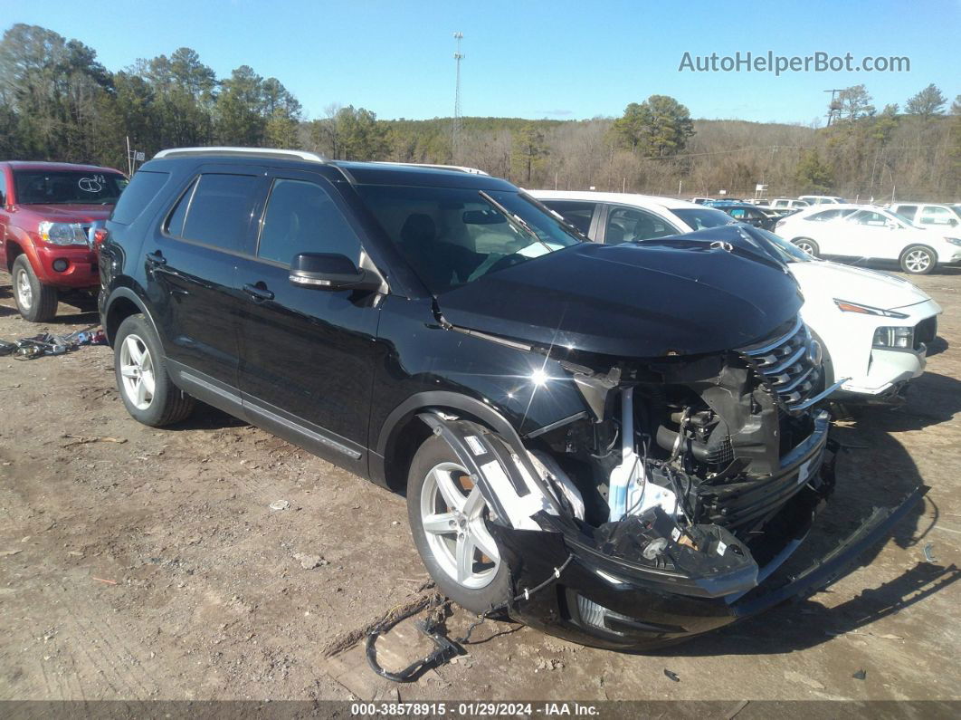 2017 Ford Explorer Xlt Black vin: 1FM5K8DH7HGA66543