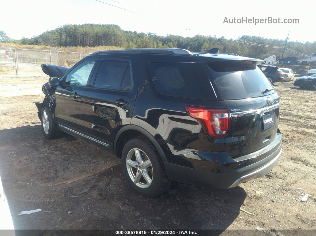 2017 Ford Explorer Xlt Black vin: 1FM5K8DH7HGA66543