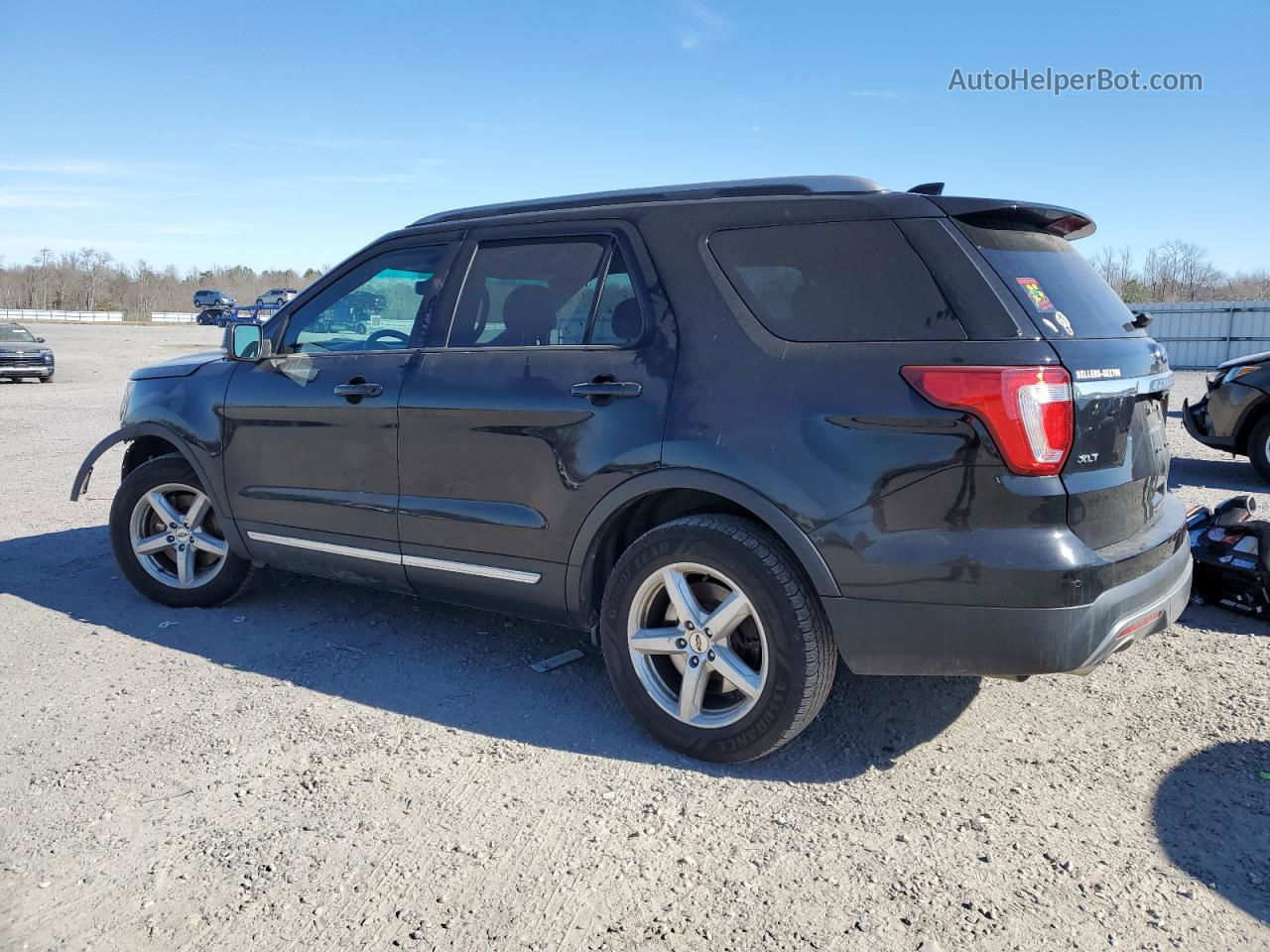 2017 Ford Explorer Xlt Black vin: 1FM5K8DH9HGB61847