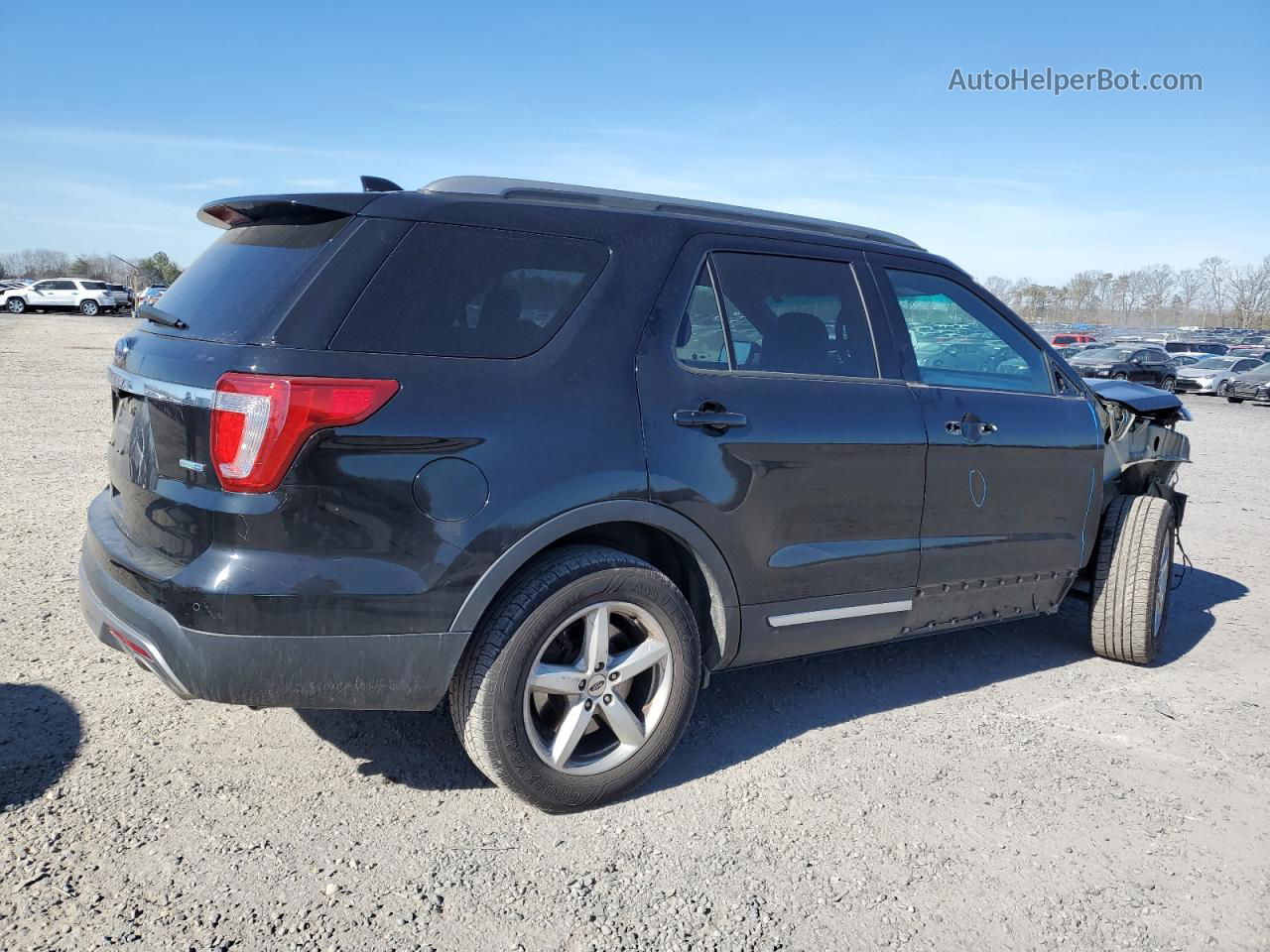 2017 Ford Explorer Xlt Black vin: 1FM5K8DH9HGB61847