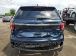 2017 Ford Explorer Xlt Blue vin: 1FM5K8DH9HGB76963