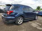 2017 Ford Explorer Xlt Blue vin: 1FM5K8DH9HGB76963