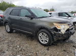 2018 Ford Explorer Xlt Gray vin: 1FM5K8DHXJGA91801