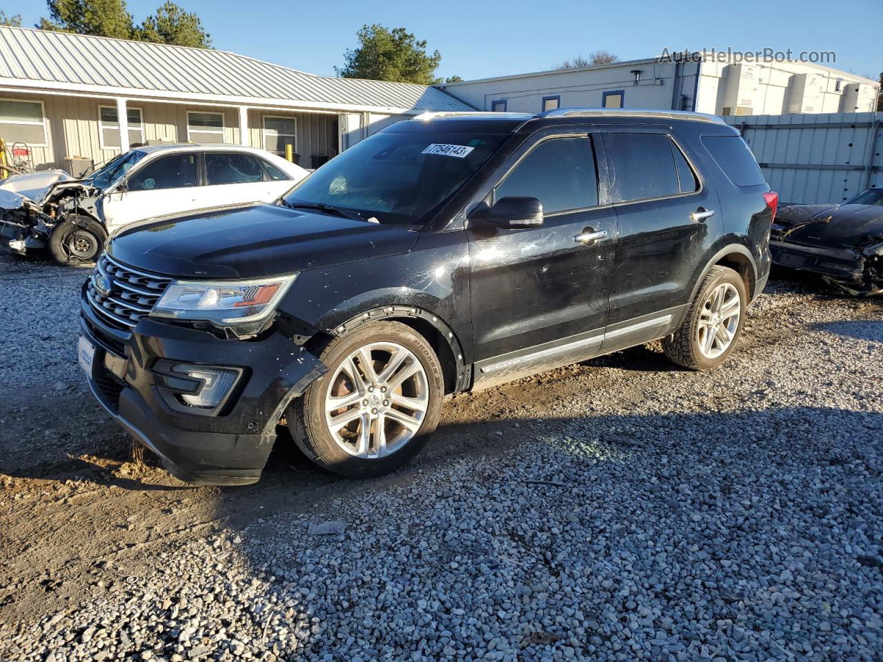 2017 Ford Explorer Limited Black vin: 1FM5K8F80HGA28195