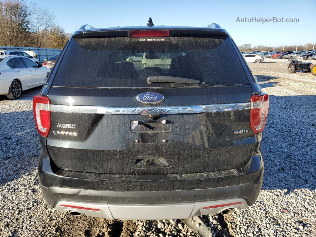 2017 Ford Explorer Limited Black vin: 1FM5K8F80HGA28195