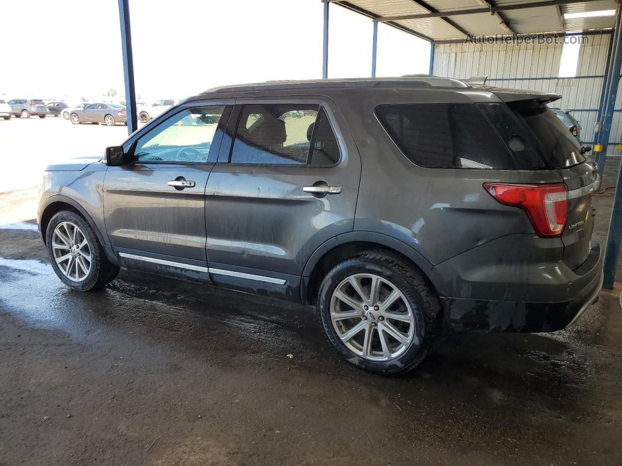 2017 Ford Explorer Limited Gray vin: 1FM5K8F80HGC27182