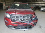 2017 Ford Explorer Limited Maroon vin: 1FM5K8F80HGE23588