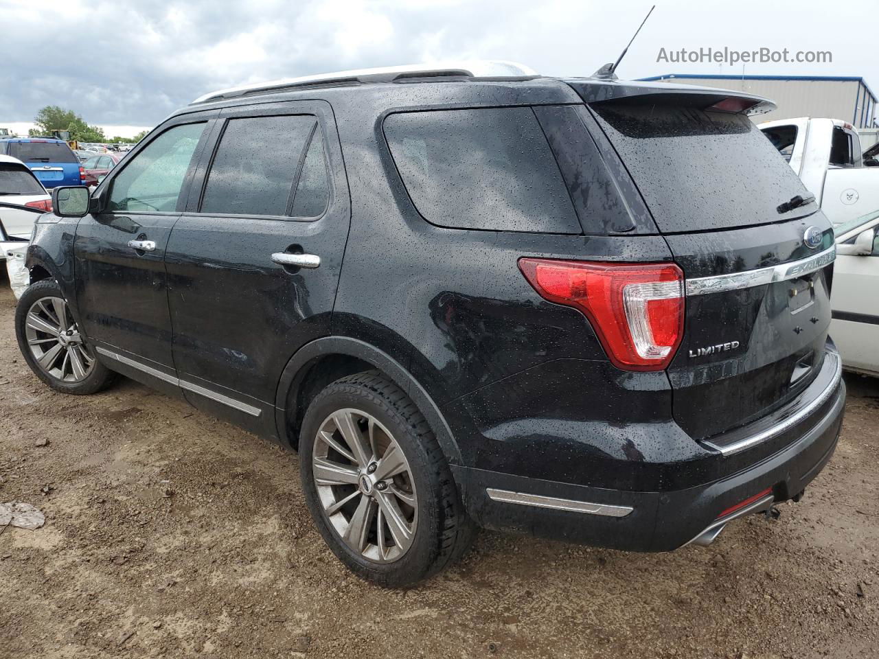 2018 Ford Explorer Limited Black vin: 1FM5K8F80JGB45880