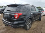 2018 Ford Explorer Limited Черный vin: 1FM5K8F80JGB45880