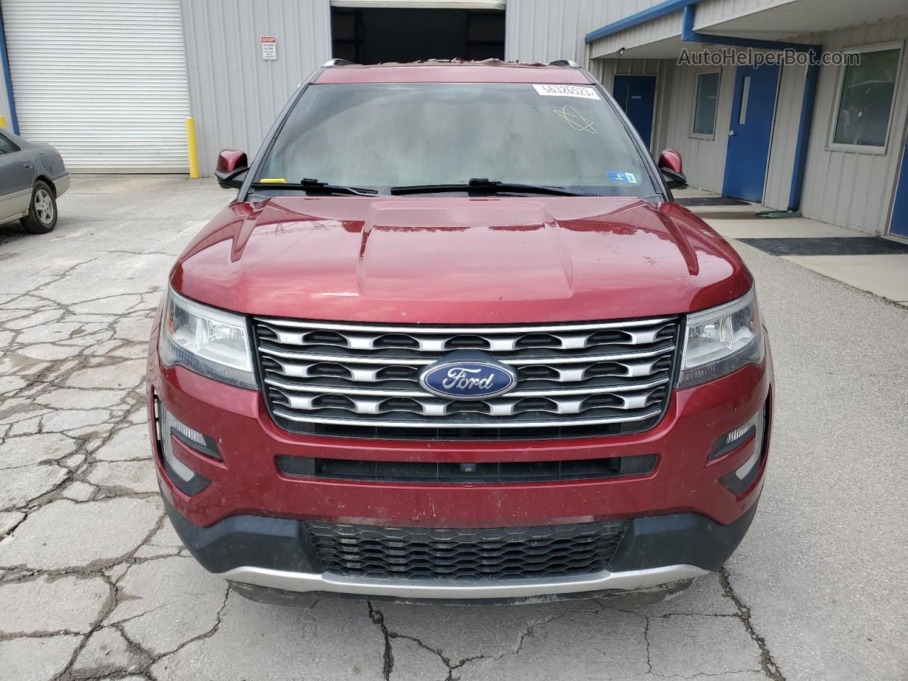 2017 Ford Explorer Limited Бордовый vin: 1FM5K8F81HGC35985