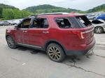 2017 Ford Explorer Limited Burgundy vin: 1FM5K8F81HGC35985