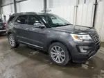 2017 Ford Explorer Limited Gray vin: 1FM5K8F81HGC70154