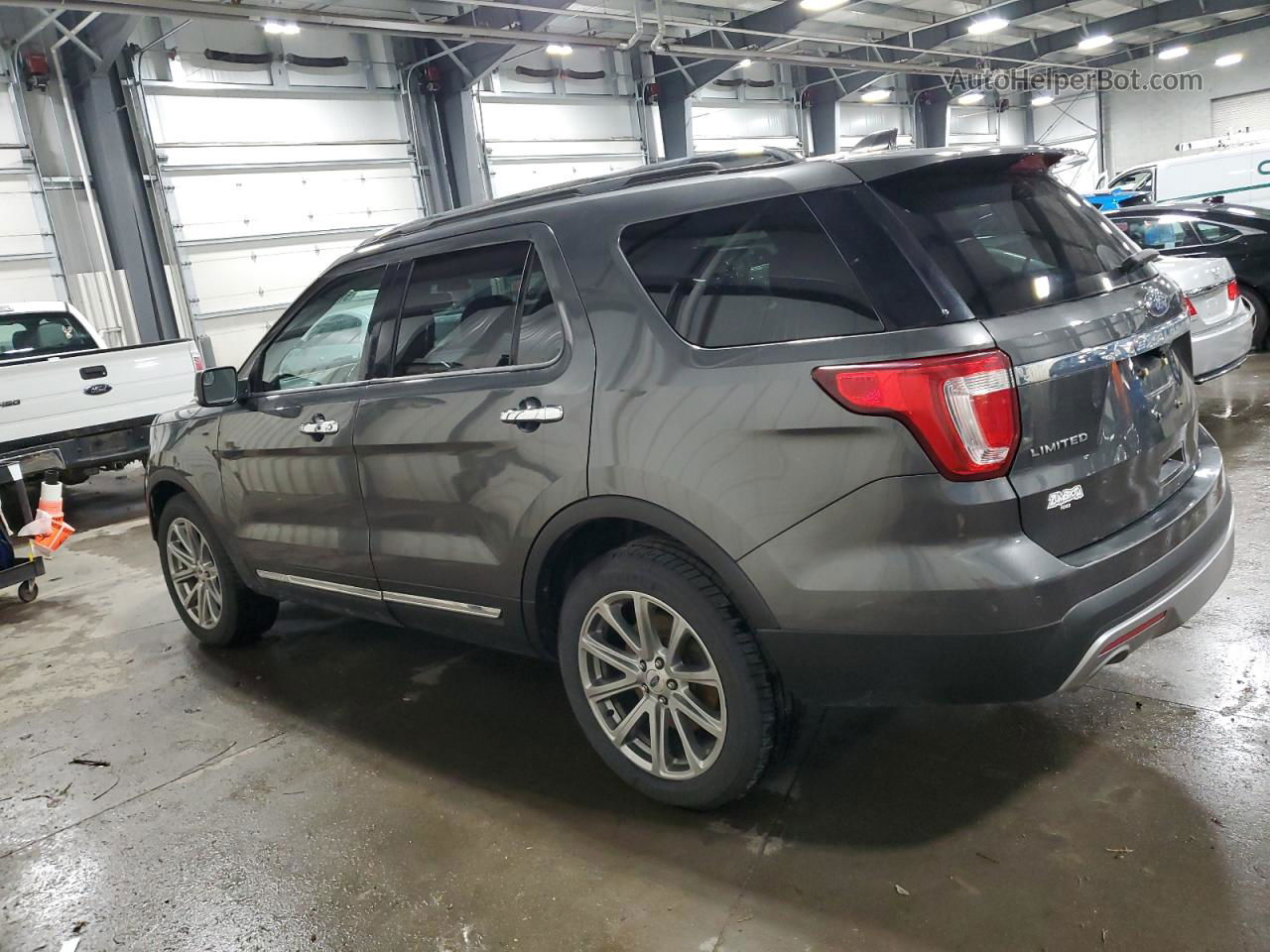 2017 Ford Explorer Limited Gray vin: 1FM5K8F81HGC70154