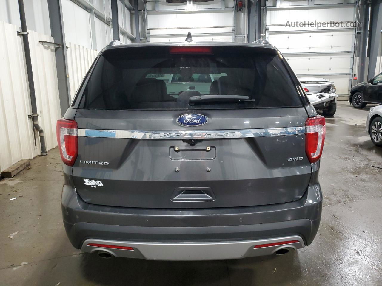 2017 Ford Explorer Limited Gray vin: 1FM5K8F81HGC70154