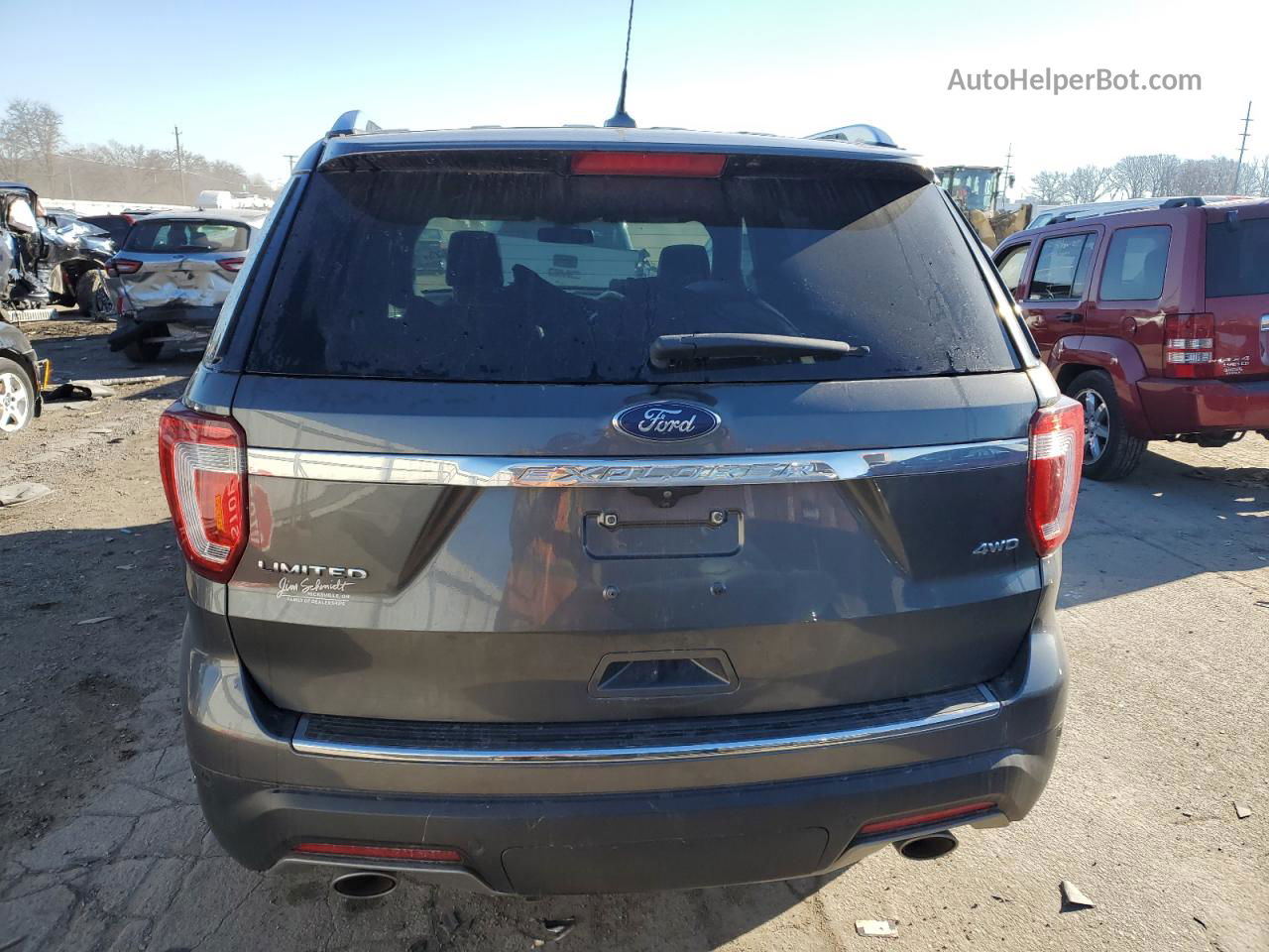 2018 Ford Explorer Limited Серый vin: 1FM5K8F81JGB54586