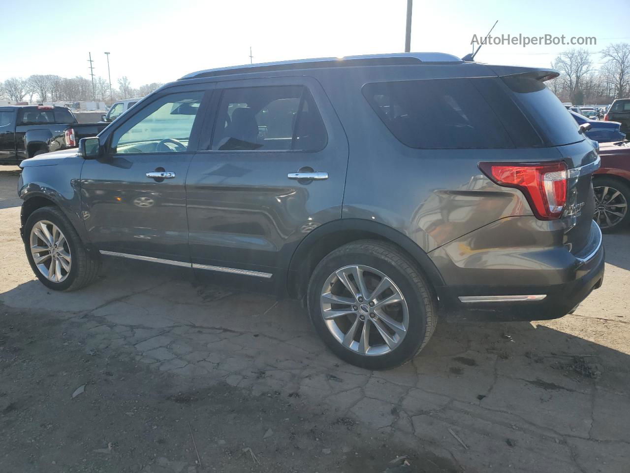 2018 Ford Explorer Limited Серый vin: 1FM5K8F81JGB54586