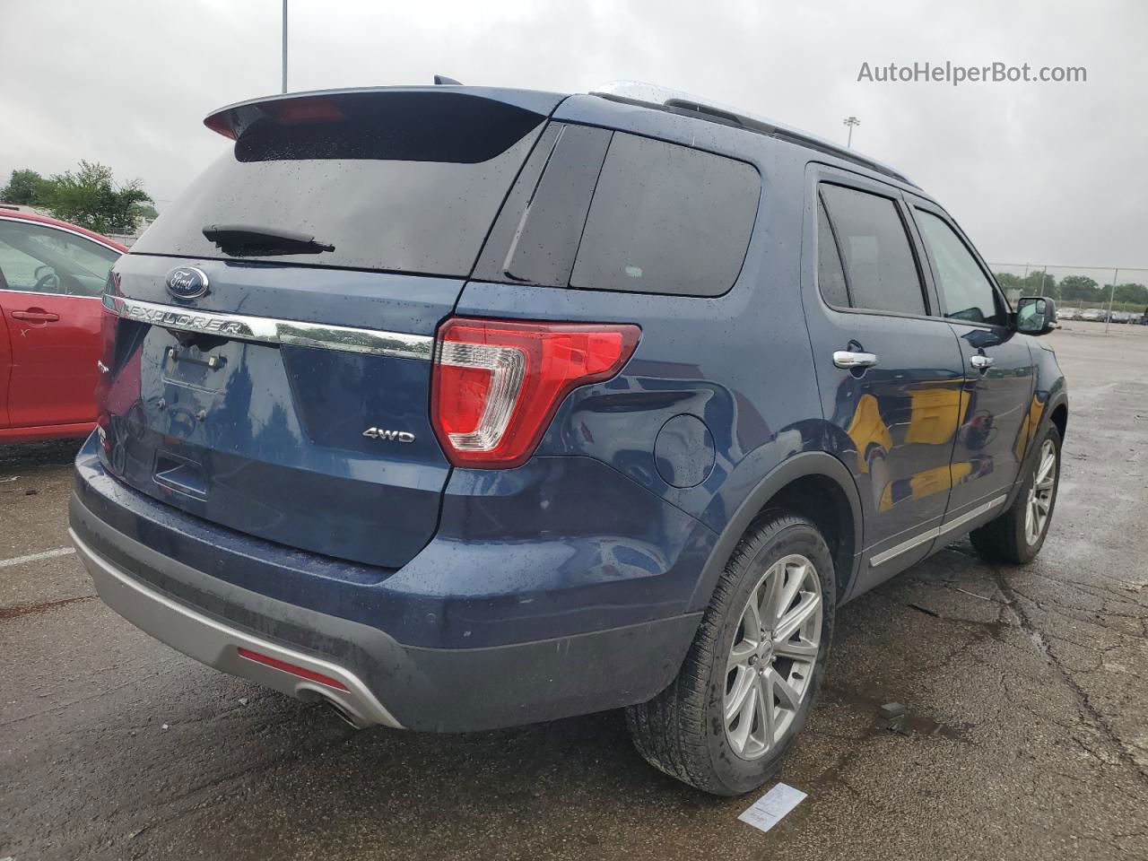 2017 Ford Explorer Limited Blue vin: 1FM5K8F82HGC38507