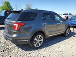 2018 Ford Explorer Limited Gray vin: 1FM5K8F82JGB28059