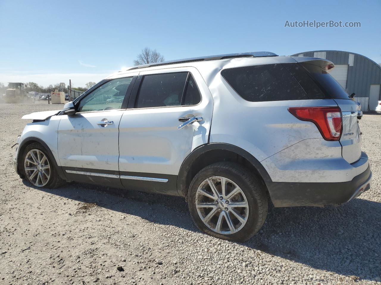 2017 Ford Explorer Limited Серебряный vin: 1FM5K8F83HGB52770