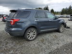 2017 Ford Explorer Limited Blue vin: 1FM5K8F83HGC49130