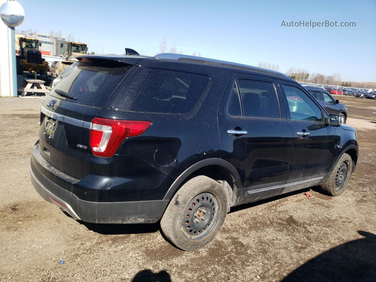 2017 Ford Explorer Limited Black vin: 1FM5K8F83HGC81625