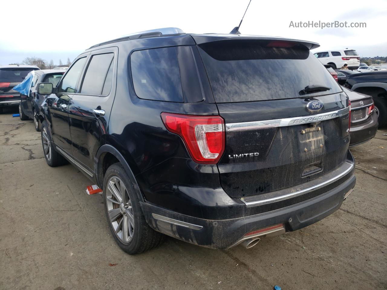 2018 Ford Explorer Limited Black vin: 1FM5K8F83JGA82564