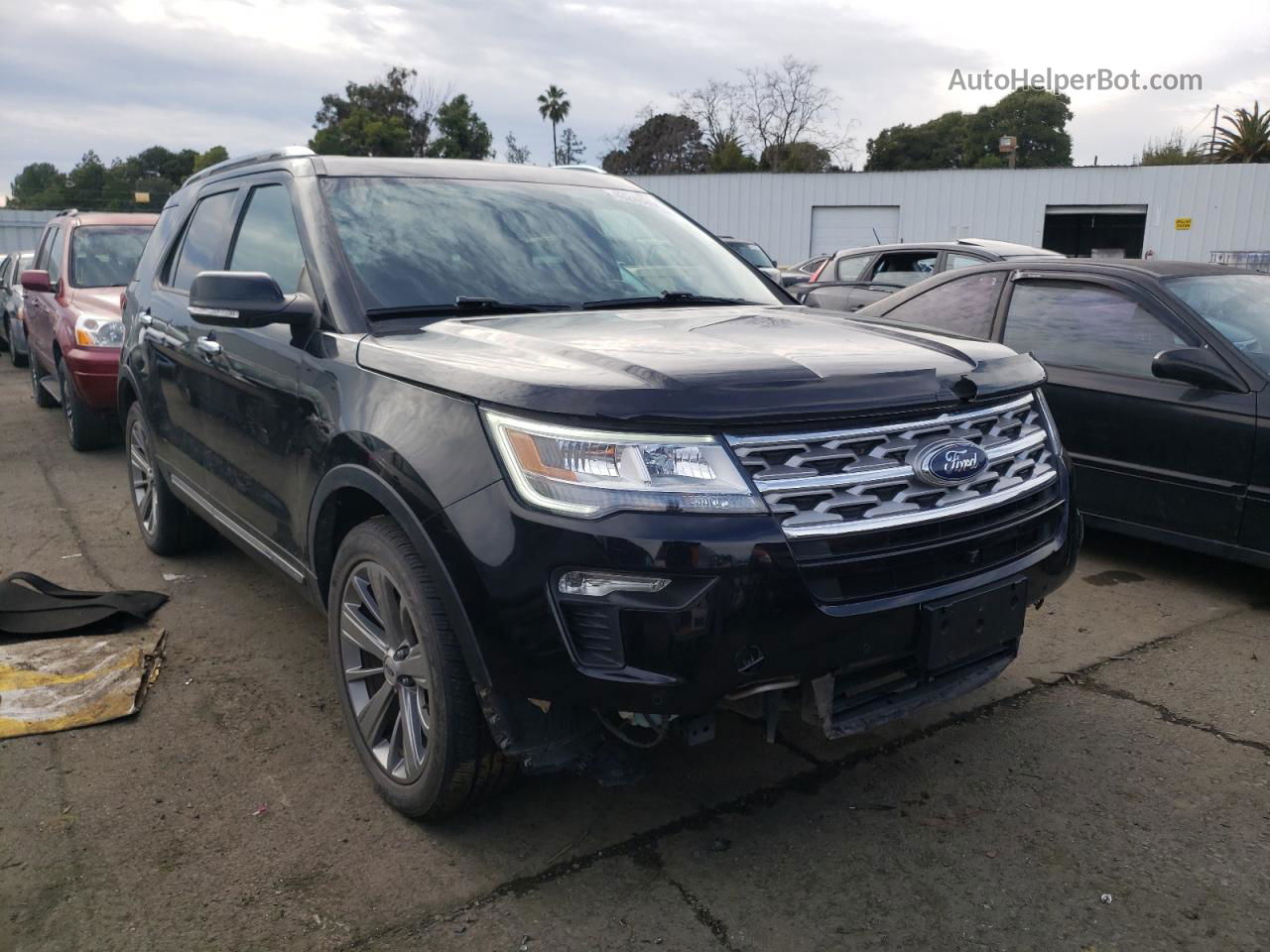 2018 Ford Explorer Limited Black vin: 1FM5K8F83JGA82564