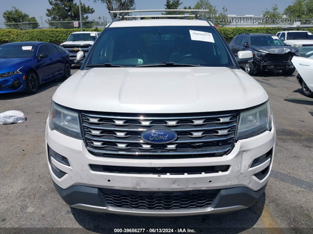 2017 Ford Explorer Limited White vin: 1FM5K8F85HGC06926