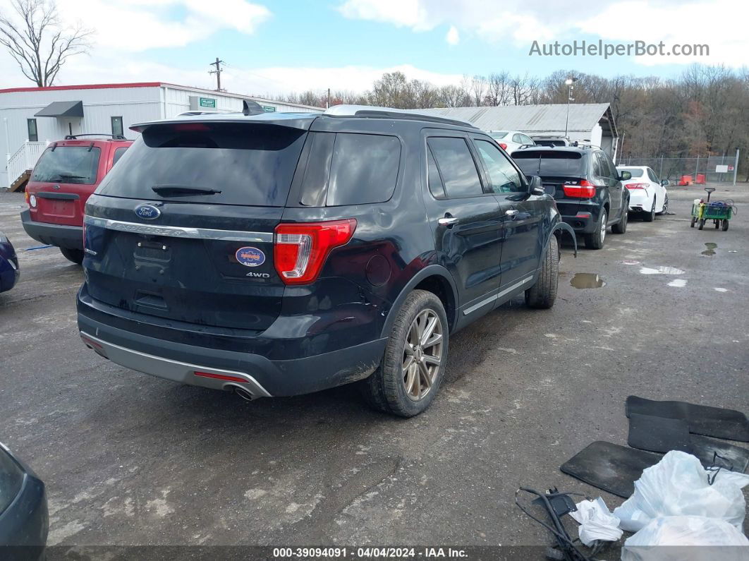 2017 Ford Explorer Limited Black vin: 1FM5K8F85HGC35911