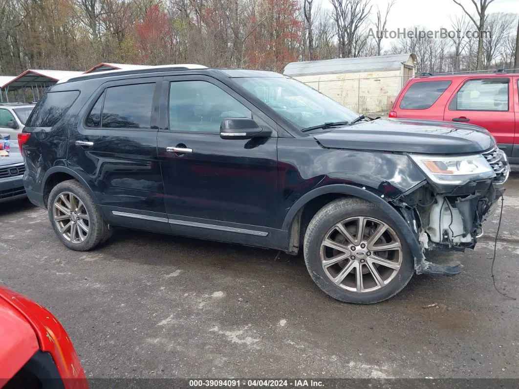 2017 Ford Explorer Limited Black vin: 1FM5K8F85HGC35911