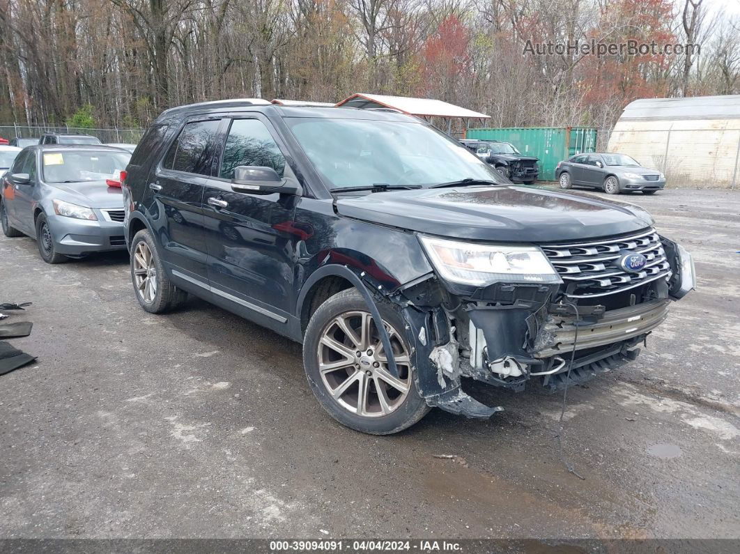 2017 Ford Explorer Limited Black vin: 1FM5K8F85HGC35911